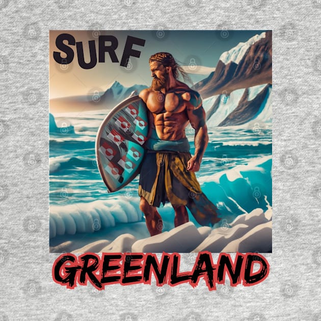 SURFING SAFARI GREENLAND Funny VIKING Curl Shooters by SailorsDelight